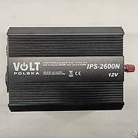 Інвертор автомобільний VOLT 12V/220V IPS-2600N (1300W/2600Wmax)