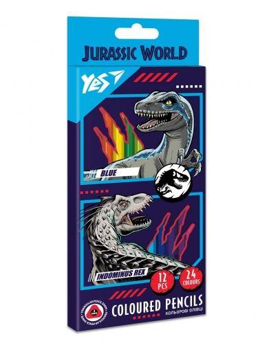 Олівці Yes Jurassic World 12/24 кол