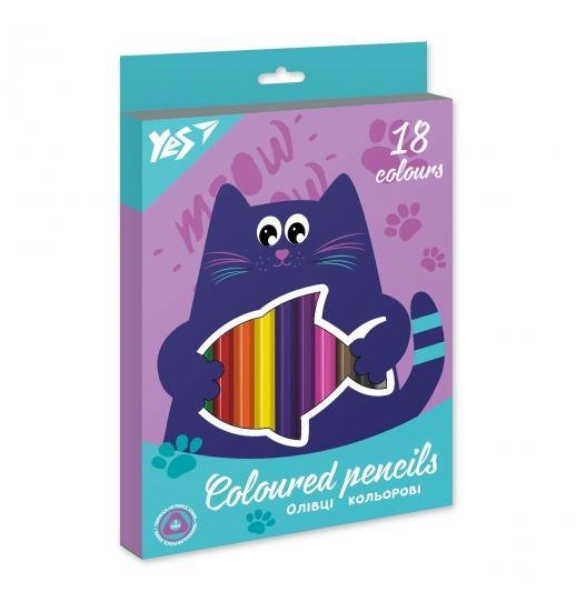 Олівці Yes Kittycon 18 кол