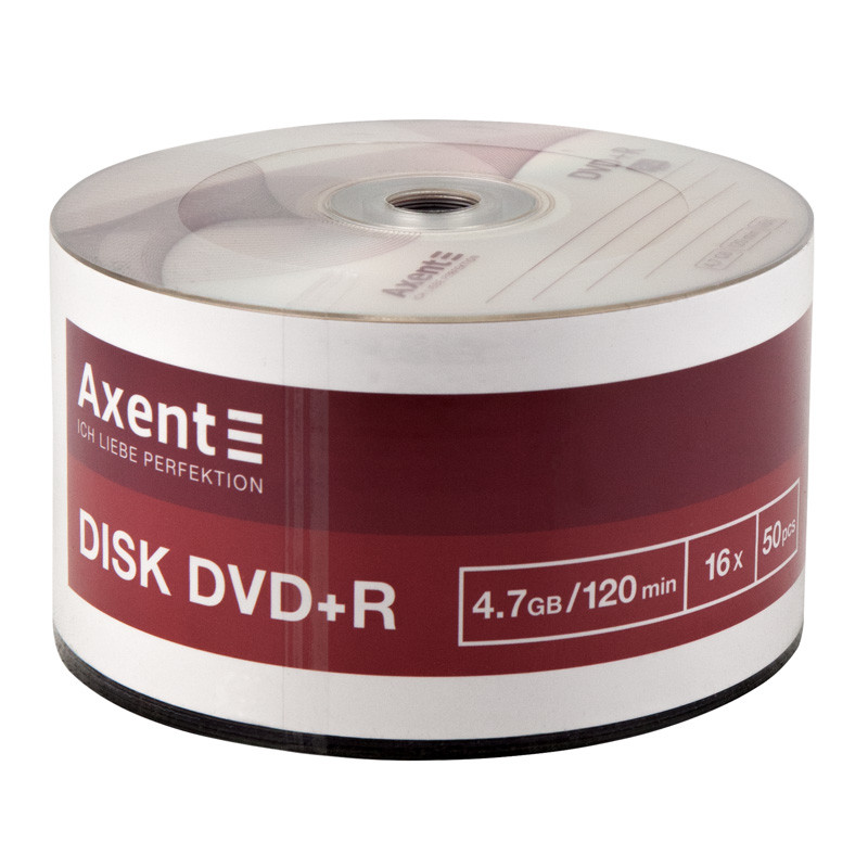 Компакт-диск DVD+R 4,7GB/120min 16X, 50 шт., bulk