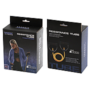 Еспандер трубчастий із ручками York Light, жовтий, фото 6