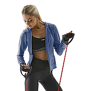 Еспандер трубчастий із ручками York Medium, червоний, фото 7