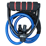 Еспандер трубчастий із ручками York Light, синій, фото 2