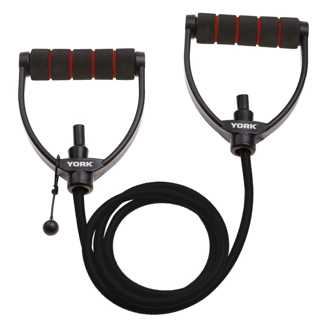 Еспандер трубчастий із ручками York XX-Heavy, чорний, фото 1