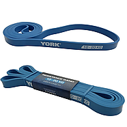 Резинка для фітнесу York 10-20 кг — 2080x19x4,5 мм, блакитний, фото 6