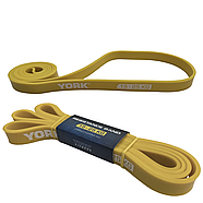 Резинка для фітнесу York 15-25 кг — 2080x22x4,5 мм, жовтий, фото 6