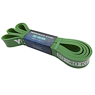 Резинка для фітнесу York 20-40 кг — 2080x32x4,5 мм, зелений, фото 4