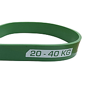 Резинка для фітнесу York 20-40 кг — 2080x32x4,5 мм, зелений, фото 5