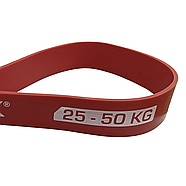 Резинка для фітнесу York 25-50 кг — 2080x45x4,5 мм, червоний, фото 5