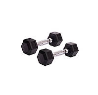 Гексагональные гантели 2.5 кг пара Fitnessport D-05-2.5kg