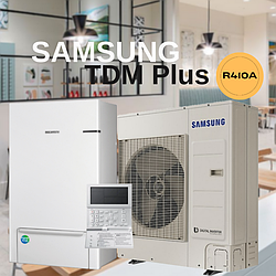 Тепловий насос Samsung ClimateHub TDM Plus з настінним гідромодулем ﻿AE120MXTPGH/AE160BNYDGH/EU 12 кВт 380В