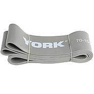 Резинка для фітнесу York 35-75 кг — 2080x85x4,5 мм, сірий, фото 3