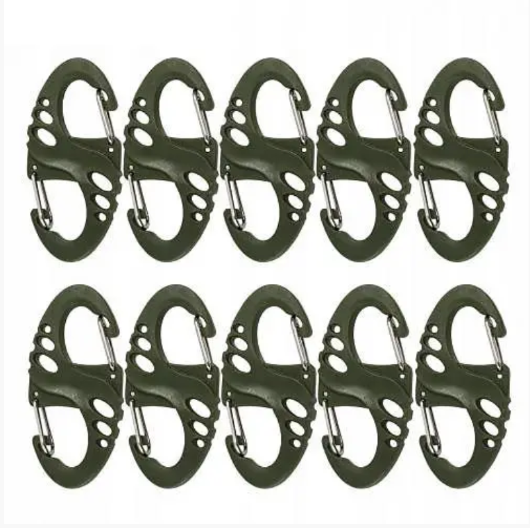 Карабін (1 паковання 10 шт.) Sturm Mil-Tec Tactical S-Hook