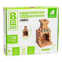 Строительный набор для творчества из мини-кирпичиков BLOCKY Камин