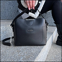 Маленькие женские сумки Zara из экокожи, стильные брендовые кожаные сумки женские люкс QAX