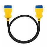 Подовжувач OBD2 Autool 150 см (EasyDiag, ELM327, Autel). Перехідник., фото 3