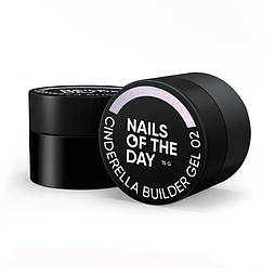 Гель NAILSOFTHEDAY Cinderella builder gel 02 – будівельний гель, 15 мл