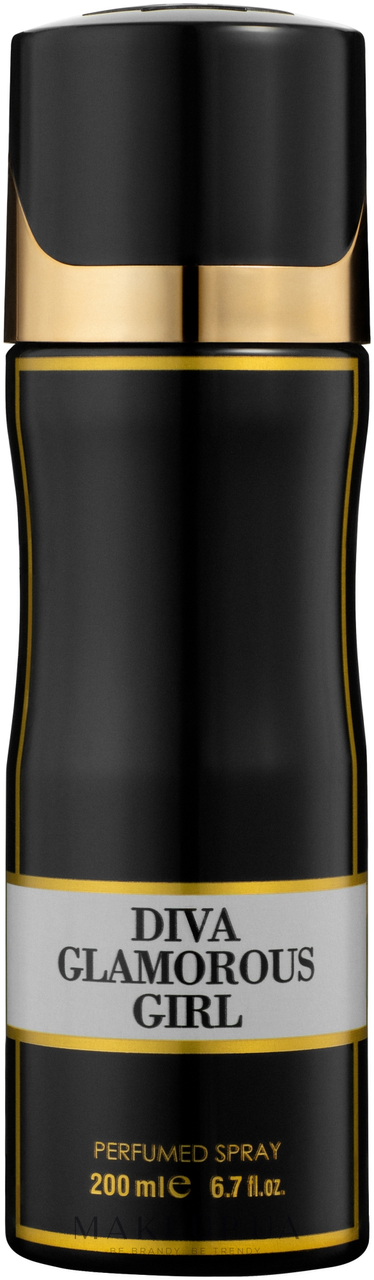 Дезодорант Fragrance World Diva Glamorous Girl для жінок — deo spray 200 ml, фото 1