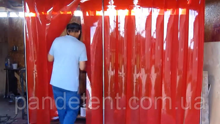Стрічкова теплоізоляційна завіса ПВХ силіконова штора для кафе, ресторану, харчового виробництва., фото 1