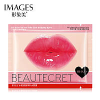 Ма ска патчи для гу б с персиком Images Beautecret Peach Moisturizing Li p Membrane 8 г