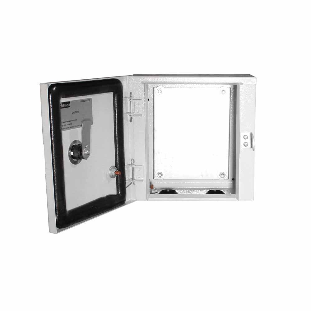 Бокс монтажний Bilmax БМ-29+П 250*250*250 IP54 навісний з монтажною панеллю (металева шафа)
