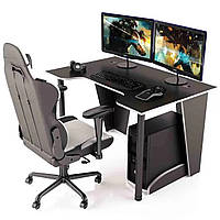 Геймерский Стол 140 см Comfort XG14 черный с белым