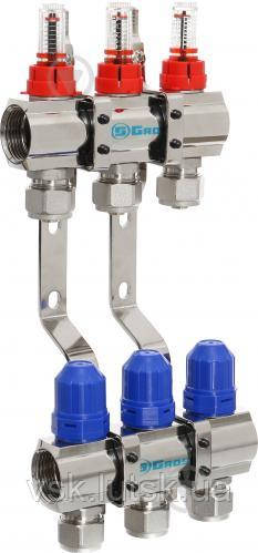 Колектор в зборі 8504 GROSS 1"-3/4"- 3 виходи
