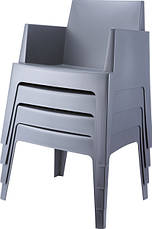 Стілець, крісло 058 BOX Siesta Dark Grey, фото 6