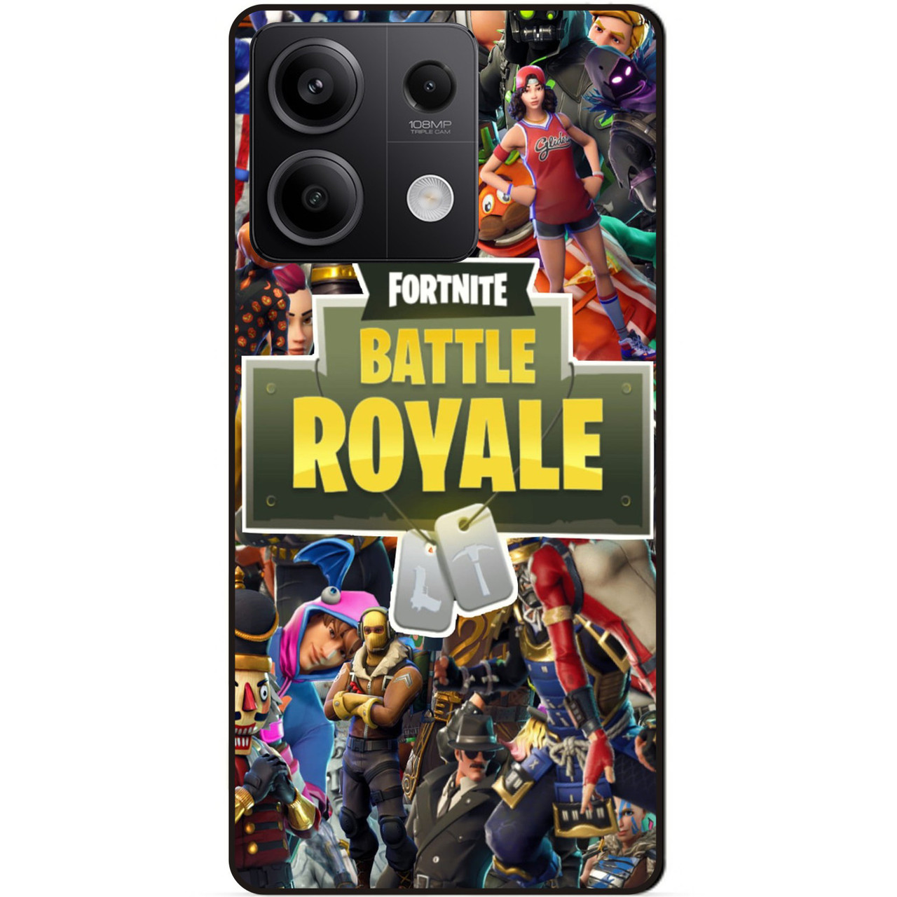 Силіконовий чохол бампер для Xiaomi Redmi Note 13 4G гра Fortnite Фортнайт