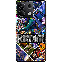 Силіконовий чохол бампер для Xiaomi Redmi Note 13 4G з картинкою Фортнайт Fortnite