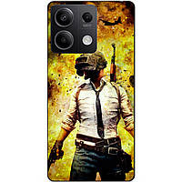 Силіконовий чохол бампер для Xiaomi Redmi Note 13 4G з малюнком ПАБГ PUBG