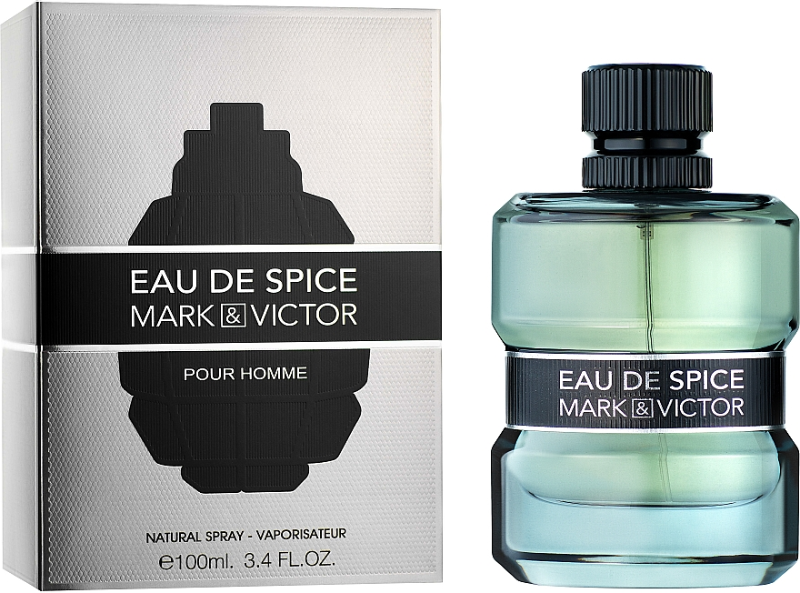 Парфумована вода Fragrance World Eau de Spice Mark&Victor для чоловіків — edp 100 ml