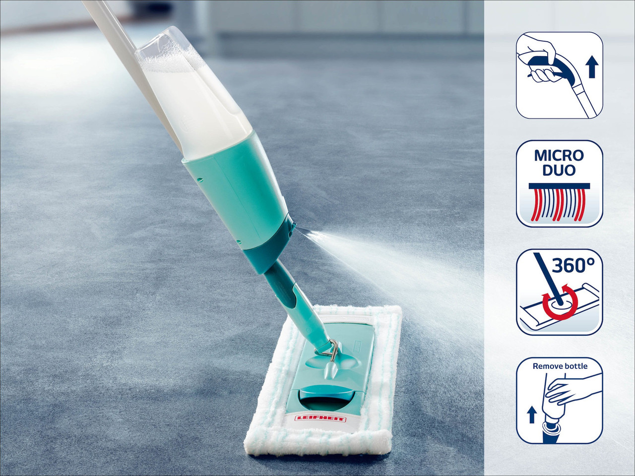 Швабра для підлоги Leifheit Easy Spray XL (56690)