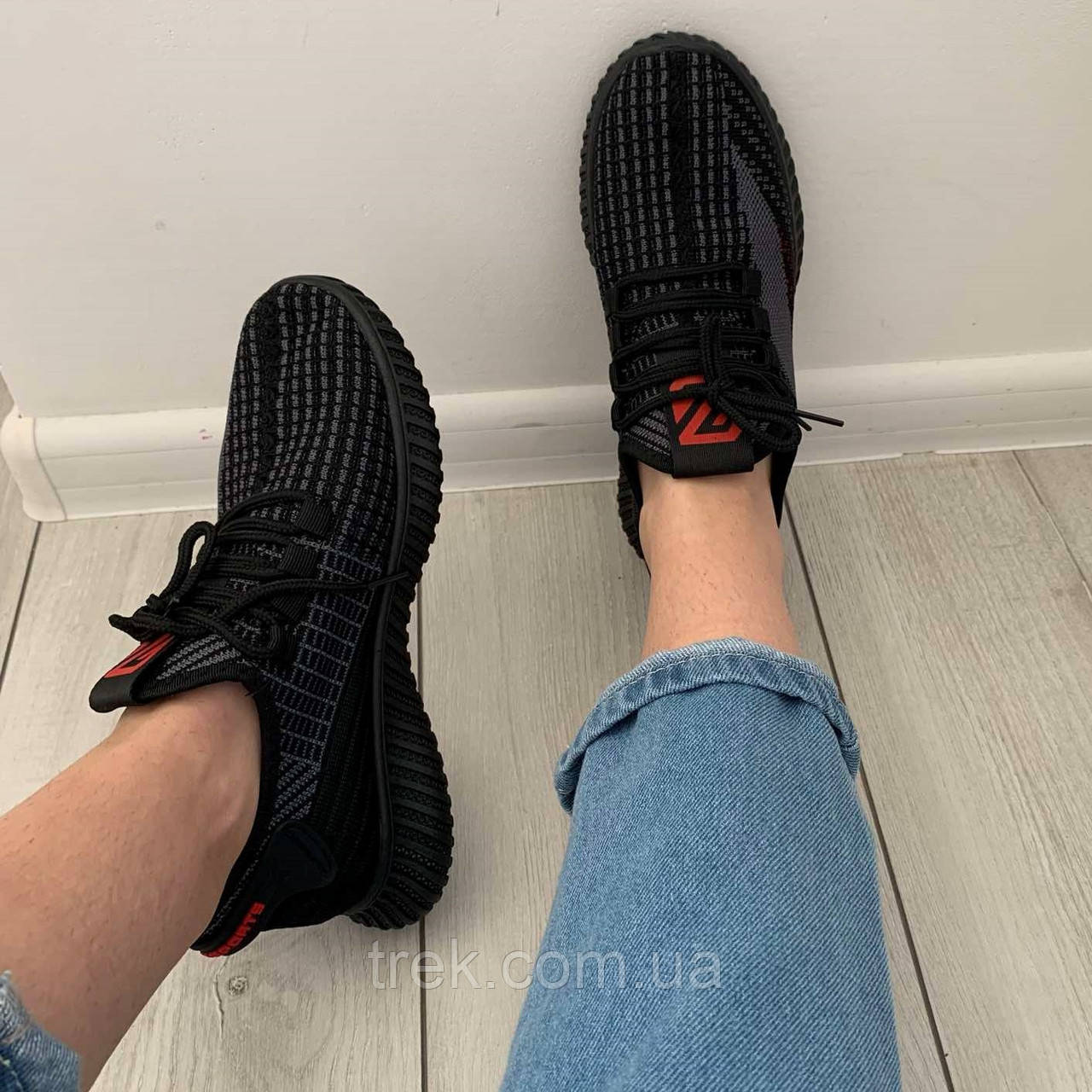 Кросівки текстильні чорні /22907/ 39р, фото 1