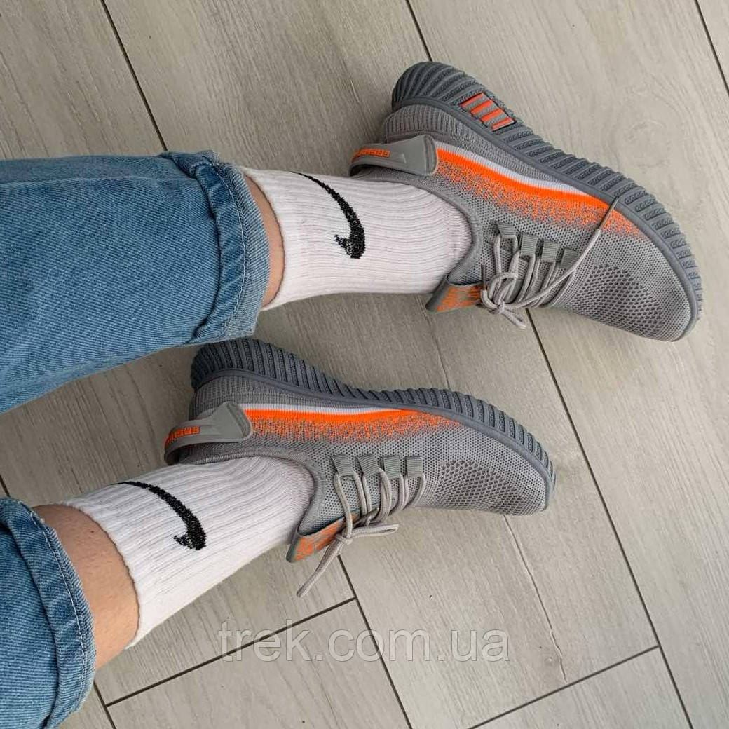 Кросівки текстильні сірі /22908/ 40р, фото 1