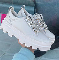 Туфлі жіночі шкіряні бежеві /22813/ 36р