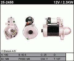 Стартер CS1202, 12V-2.3kW-10T, на Mercedes E320CDI,  Sprinter 416