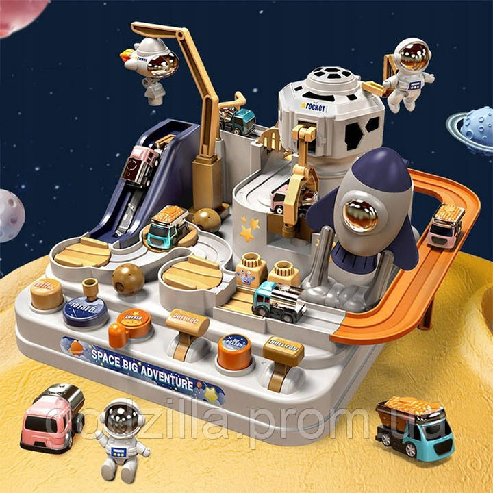 Дитячий паркінг гараж космічна станція, фото 1