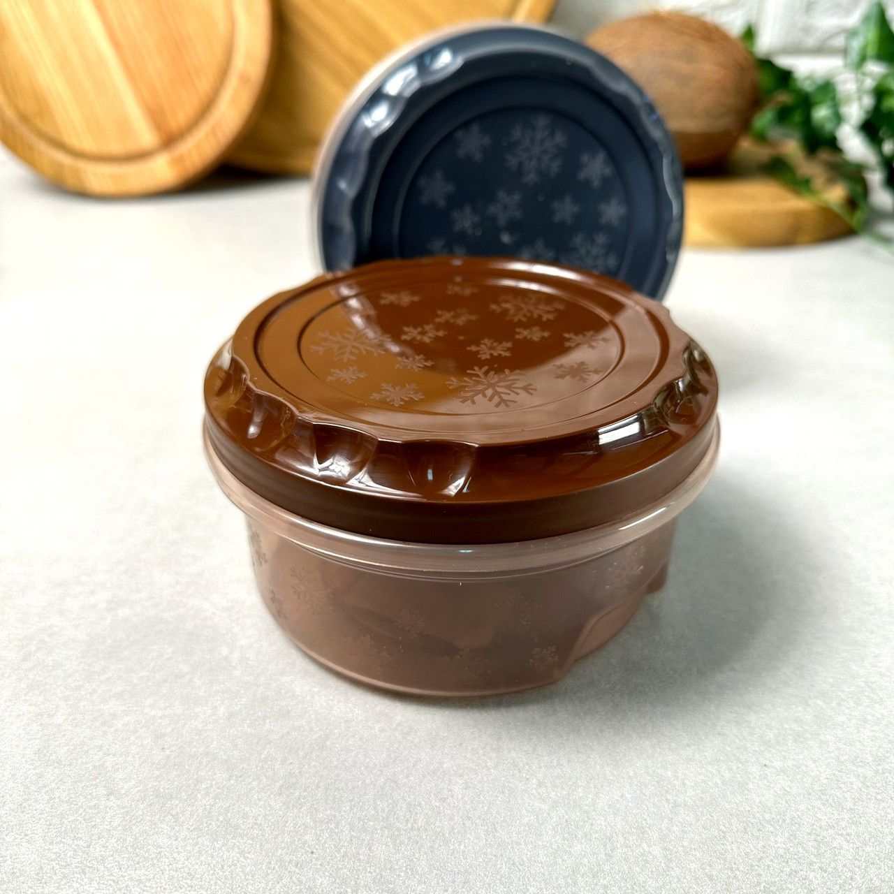 Пластикова банка для сипучих продуктів 0.5 л Грація Димка, фото 1