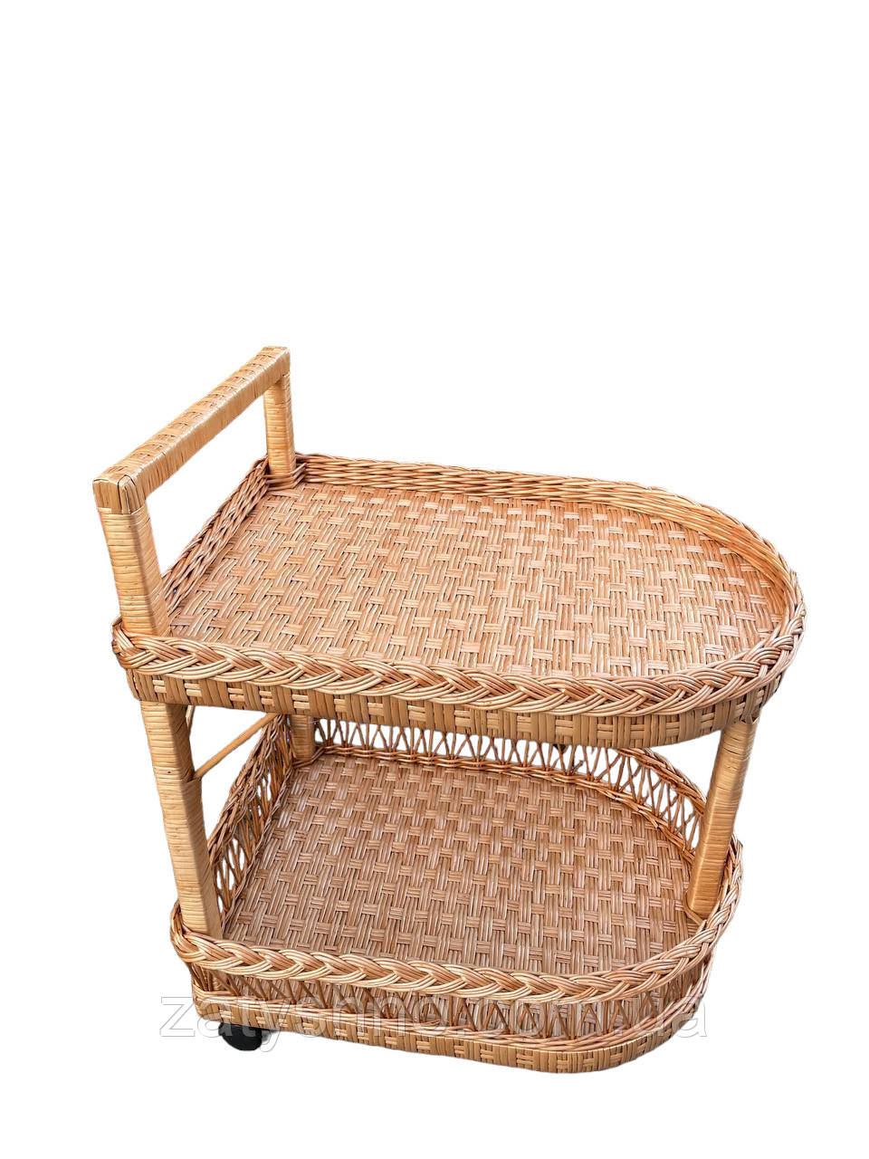 Барний столик плетений із лози з ротангом