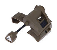 Тактичний ліхтарик на шолом з кріпленням LT-09-T 4 LED фонарь на каску
