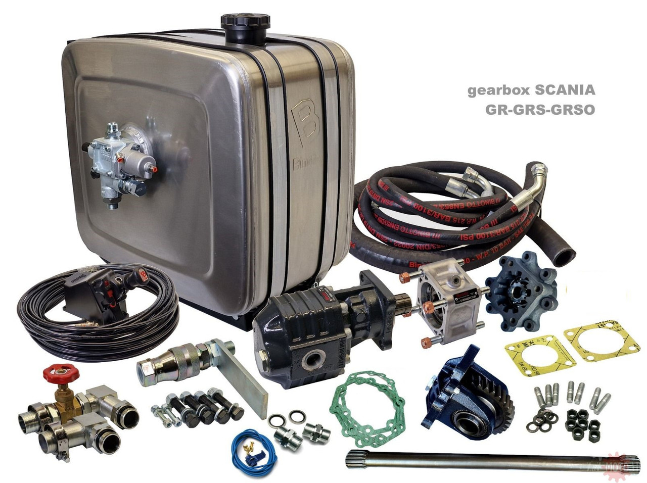 Комплект гидравлики для тягача Scania GR - фото 1 - id-p651526695