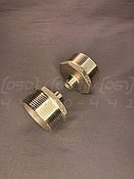 Ніпель перехідний різьбовий DN50x15 (2"x1/2") н/ж сталь AISI 304, шестигранник, Class 150 (PN20), BSPP