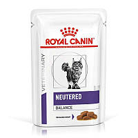 Влажный лечебный корм Royal Сanin Neutered Weight Balance для стерилизованных кошек от ожирения, 100 грх12 шт