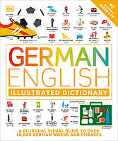 Книга German English Illustrated Dictionary