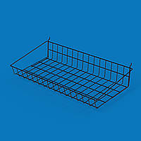 Кошик сітчастий похилий для стелажа Єва-60, чорний