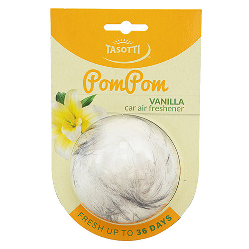 Ароматизатор мішечок Tasotti/серія POM POM Vanilla (102810), фото 1