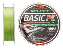 Шнур Select Basic PE 150м колір салатовий 0.16 мм 8.3 кг