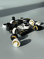 Фішки для гри нарди 27×12мм гравірування Вовк, фото 3