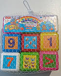 Набір дитячий - кубики малі "Математика 9" / Вчимося рахувати граючи / BS-028/6, фото 2